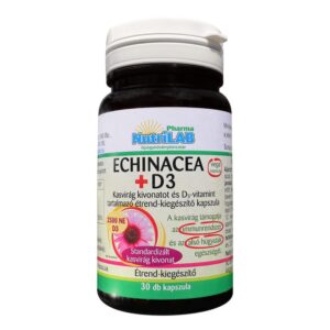 NutriLAB Echinacea + D3 vitamin vega kapszula 30db