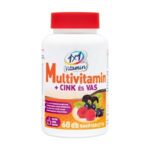 1x1 vitaday Multivitamin+cink+vas rágótabletta 60db