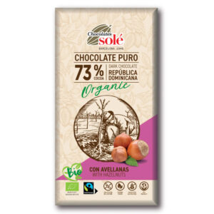 Chocolates Solé 73% Bio MOGYORÓS Étcsokoládé 150g