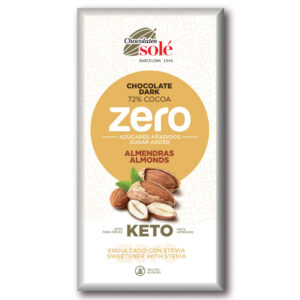 Chocolates Solé ZERO keto MANDULÁS csokoládé 100g