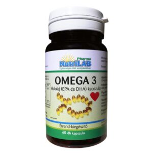NutriLAB Omega-3 halolaj 500mg  kapszula 60db