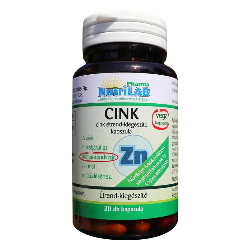NutriLAB Cink kapszula 30db