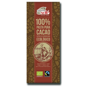 Chocolates Solé 100% Bio Étcsokoládé KICSI 25g (piros-barna)