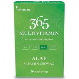 VitaKing 365 Multivitamin Alap (ZÖLD) vitamin csomag 30db