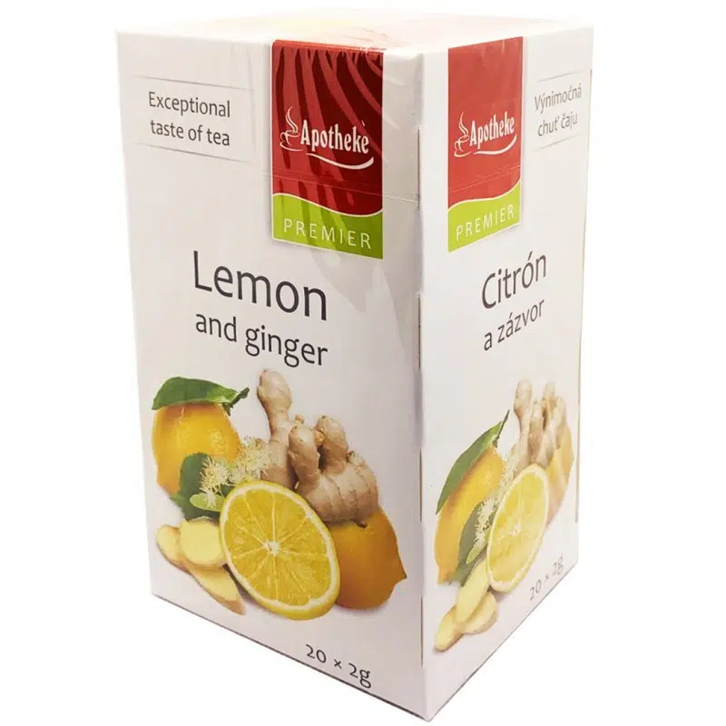 Apotheke citrom és gyömbér tea 20 filter