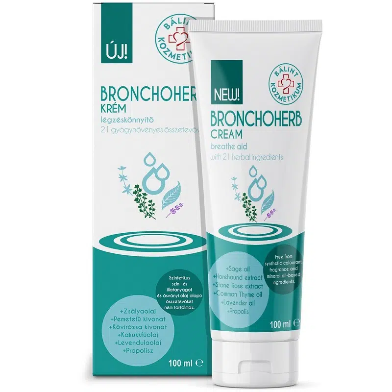Bálint BRONCHOHERB légzéskönnyítő krém 100ml