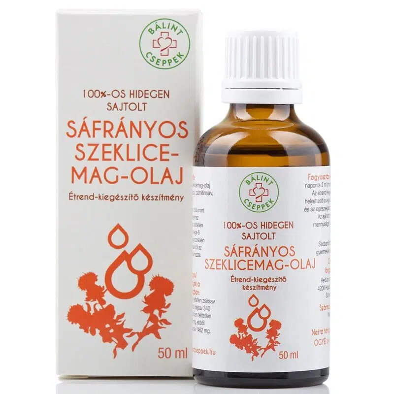 Bálint cseppek sáfrányos szeklicemag-olaj 50ml