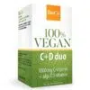 BioCo 100% VEGAN C+D Duo C-vitamin 1000mg + alga D3-vitamin filmtabletta -90db