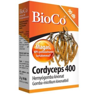 BioCo Cordyceps 400 - Hernyógomba kivonat tabletta - 90db