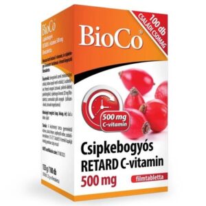 BioCo Csipkebogyós RETARD C-vitamin 500mg Családi csomag - 100db