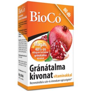 BioCo Gránátalma kivonat vitaminokkal tabletta - 80db