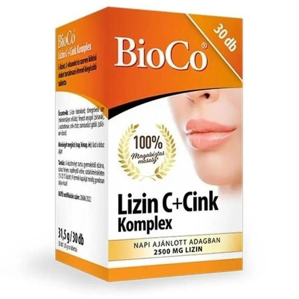 BioCo Lizin C+Cink Komplex tabletta