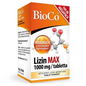 BioCo Lizin MAX 1000mg Megapack tabletta - 100db