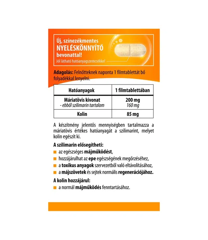 BioCo Máriatövis kivonat EXTRA tabletta - 80db - Image 2