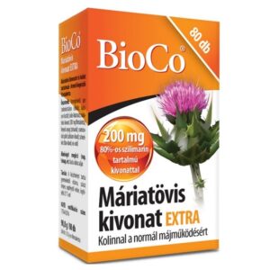 BioCo Máriatövis kivonat EXTRA tabletta - 80db
