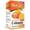 BioCo Narancs ízű C-vitamin (500 mg) rágótabletta - 100