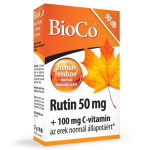 BioCo Rutin 50 mg + 100 mg C-vitamin tabletta - 90db