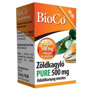 BioCo Zöldkagyló Pure 500mg kapszula - 90db