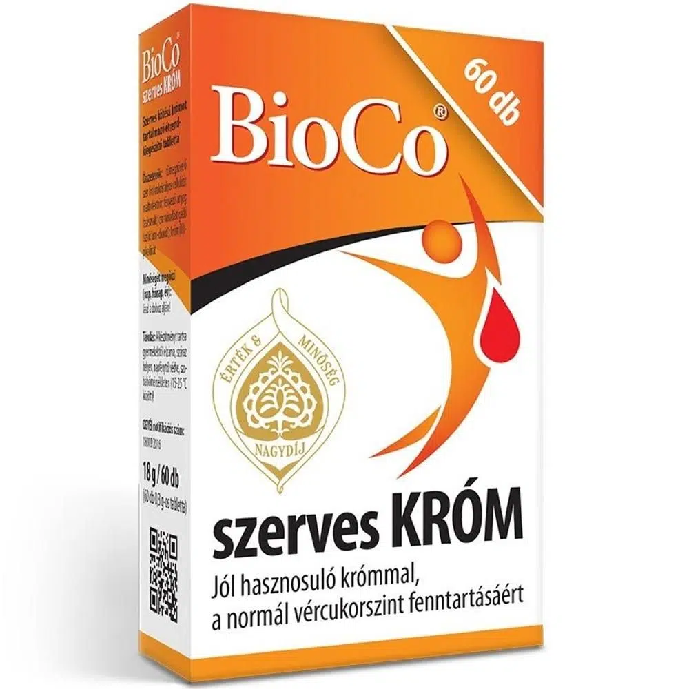 BioCo szerves KRÓM tabletta - 60db
