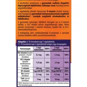 BioCo Suli-Vitamin rágótabletta - 90db - Image 2