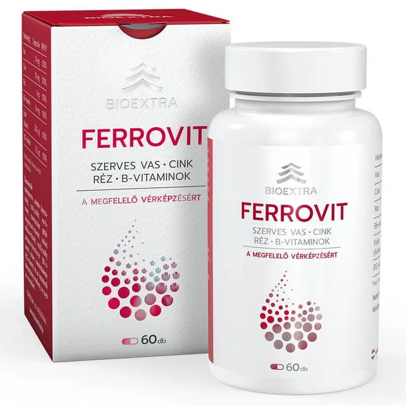 Bioextra ferrovit kapszula 60 db
