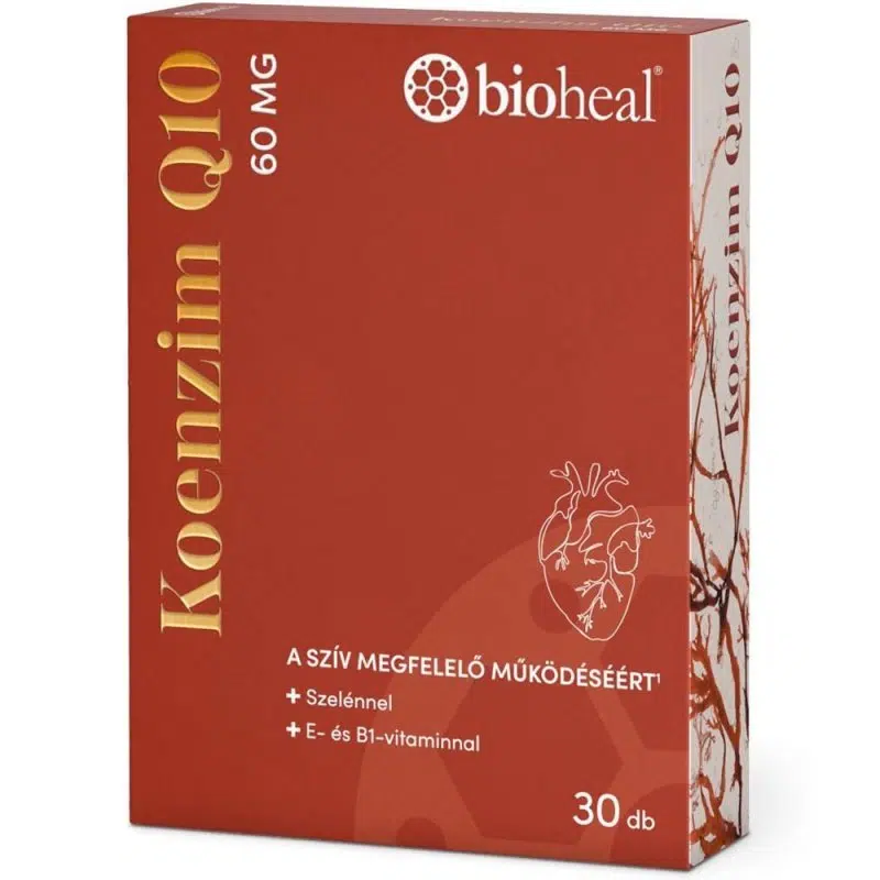 Bioheal koenzim q10 szelénnel + E- és B1 vitaminnal 30db