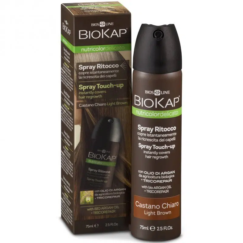 Biokap Nutricolor Hajtőszínező spray - világosbarna 75ml