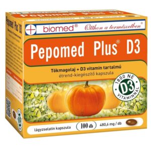 Biomed pepomed plus D3-vitamin kapszula 100 db