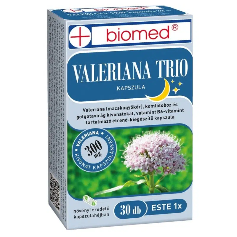Biomed Valeriána Trio kapszula 30 db