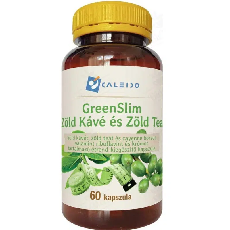 Caleido GreenSlim Zöldkávé és Zöldtea 60db kapszula
