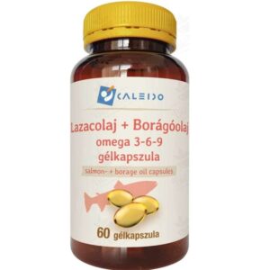 Caleido LAZACOLAJ+BORÁGÓOLAJ Omega 3-6-9 gélkapsz 60db