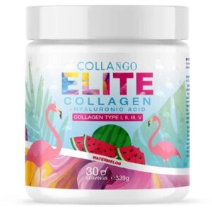 Collango ELITE Collagen + Hyaluronic Acid Görögdinnye ízű por 339 g Dobozos