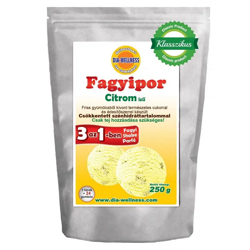 Dia-wellness fagylaltpor citrom 250g