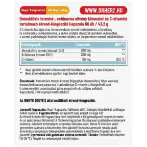 Dr. Herz Homoktövis+Echinacea+C-vitamin kapszula - 60db - Image 2