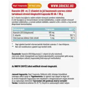 Dr. Herz Koenzim Q10 100mg kapszula - 60db - Image 2