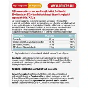 Dr. Herz Vas-biszglicinát kapszula - 60db - Image 2
