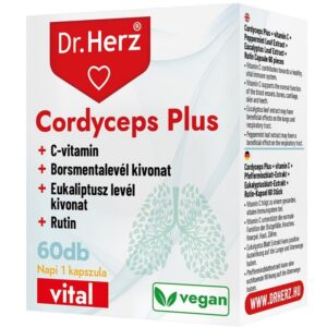 Dr. Herz Cordyceps Plus + C-vitamin kapszula 60db