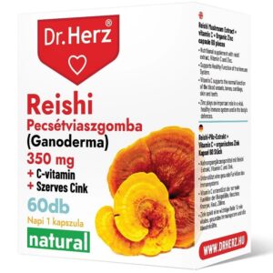 Dr. Herz Reishi 350 mg + C-vitamin + Szerves Cink kapszula 60db