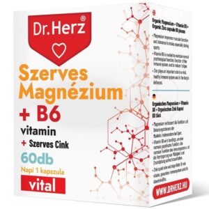 Dr. Herz Szerves Magnézium+B6+ Szerves Cink tabletta 60db