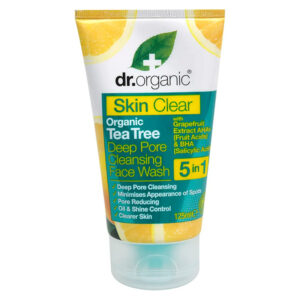 Dr.Organic Skin Clear Mélytisztító arclemosó 125ml