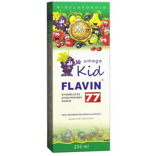 Flavin77 Omega Kid szirup zöld 250ml