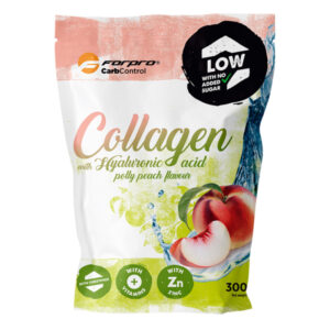 Forpro Low Carb Collagen Hyaluronsavval-Polly Peach (Barack) 300 g