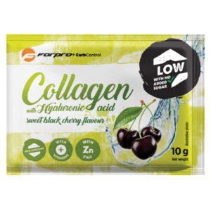 Forpro Low Carb Collagen Hyaluronsavval-Black Cherry (Cseresznye) 10 g