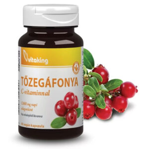 Vitaking Tőzegáfonya C-vitaminnal kapszula 90db