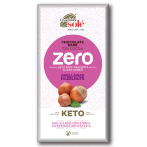 Chocolates Solé ZERO keto MOGYORÓS csokoládé 100g
