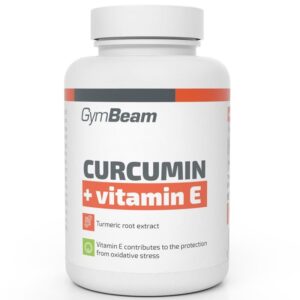 GymBeam CURCUMIN+VIT.E (Kurkumin+E-vitamin) 90db