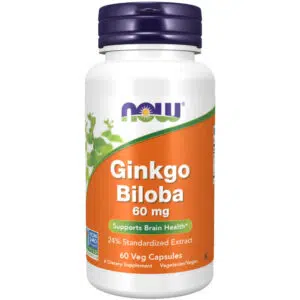 Now Ginkgo Biloba 60 mg - 60db
