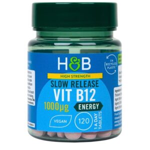H&B B12-vitamin tabletta 1000 mcg 120 db