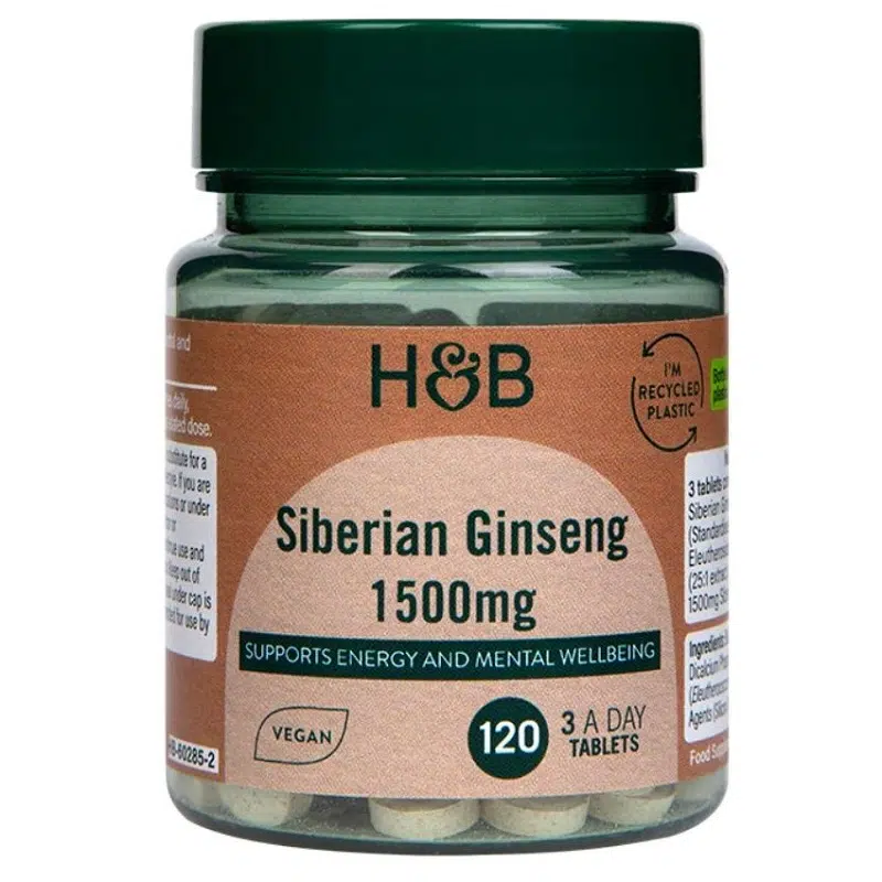 H&B Szibériai Ginseng tabletta 1500 mg 120 db