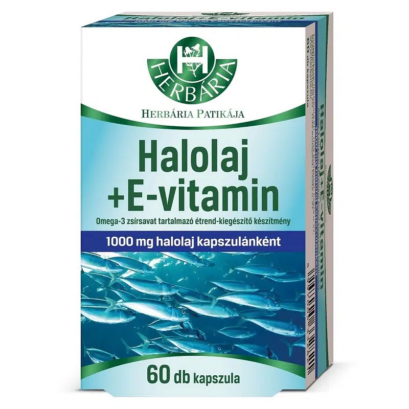 Herbária halolaj+e-vitamin kapszula 60 db